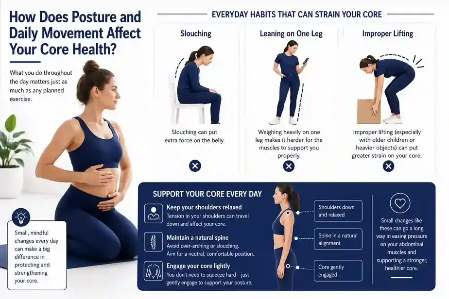 How Does Posture and Daily Movement Affect Your Core Health Bridgwater?
